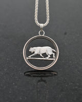 Canada - Lynx Cut-Coin Pendant