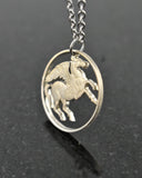 Greece - Pegasus Cut Coin Pendant