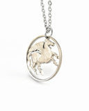 Greece - Pegasus Cut Coin Pendant
