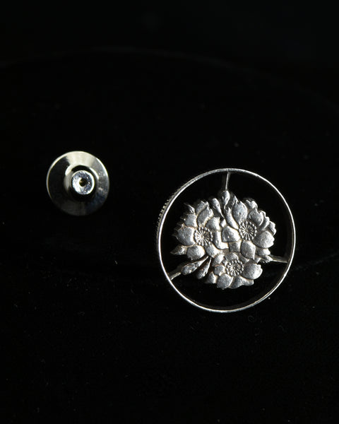 Japan - Cherry Blossoms Cut Coin Pin