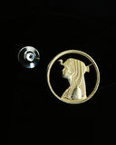 Egypt - Cleopatra Cut Coin Pin