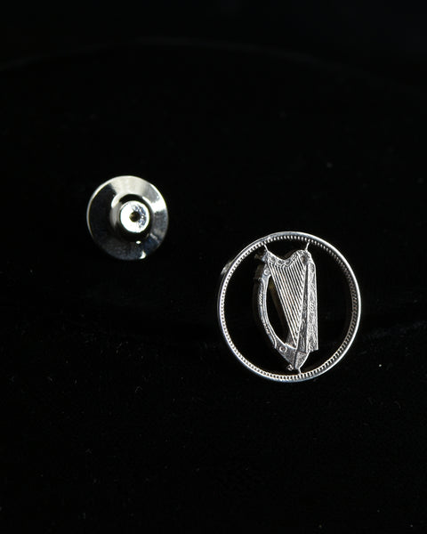 Ireland - 3 Pence Harp Cut Coin Pin