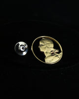 France - Marianne Cut Coin Pin