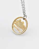 Egypt - Pyramids Cut Coin Pendant