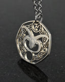 Isle of Man - Manx Loaghton Sheep Cut Coin Necklace