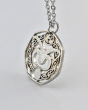 Isle of Man - Manx Loaghton Sheep Cut Coin Necklace