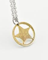 Bahamas - Starfish Cut Coin Pendant