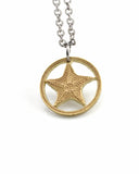 Bahamas - Starfish Cut Coin Pendant