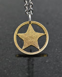 Bahamas - Starfish Cut Coin Pendant
