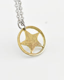 Bahamas - Starfish Cut Coin Pendant