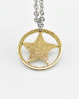 Bahamas - Starfish Cut Coin Pendant
