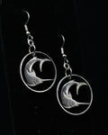 Singapore - Cut Coin Earrings with Swordfish