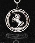 China - Unicorn Cut Coin Pendant