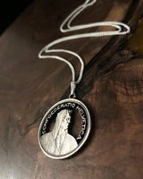 Switzerland - Silver Cut Coin Pendant with Alpine Herdsman